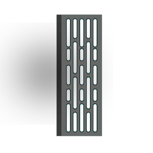 Light Panel 2x6 Tile: Dark Bluish Gray 5 Row Panel
