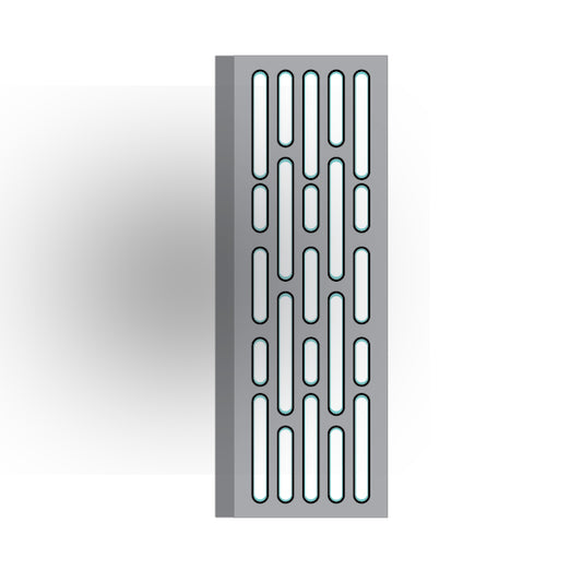 Light Panel 2x6 Tile: Light Bluish Gray 5 Row Panel