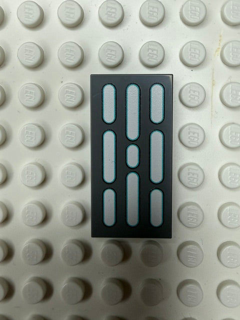 Light Panel 2x4 Tile: Dark Bluish Gray 3 Row Panel