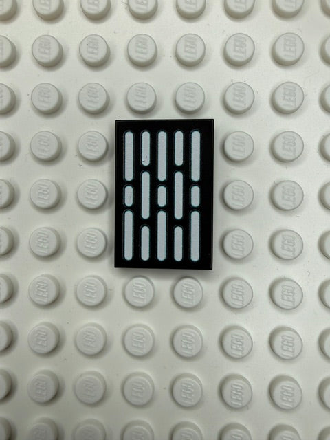 Light Panel 2x3 Tile: Black 5 Row Panel