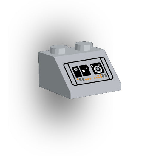 Control Panel 2x2 45 Degree Slope: Light Bluish Gray Control Panel 2