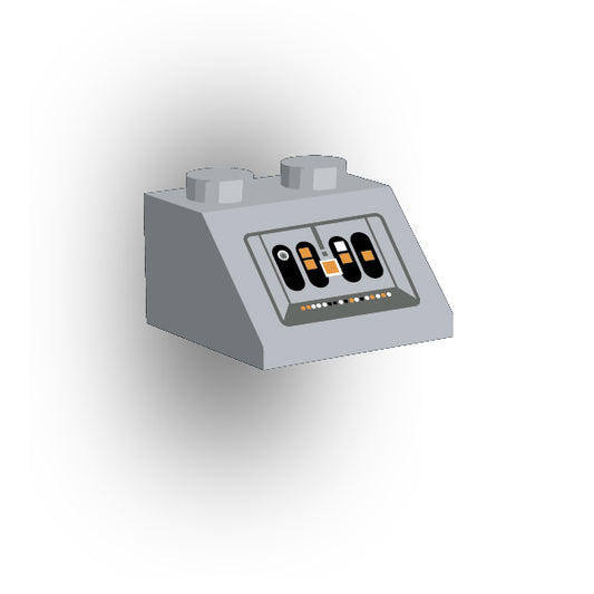 Control Panel 2x2 45 Degree Slope: Light Bluish Gray Control Panel 3