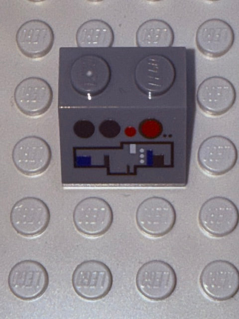 Control Panel 2x2 45 Degree Slope: Light Bluish Gray Control Panel 4