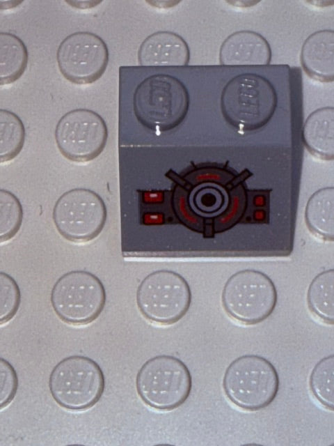 Control Panel 2x2 45 Degree Slope: Light Bluish Gray Control Panel 5