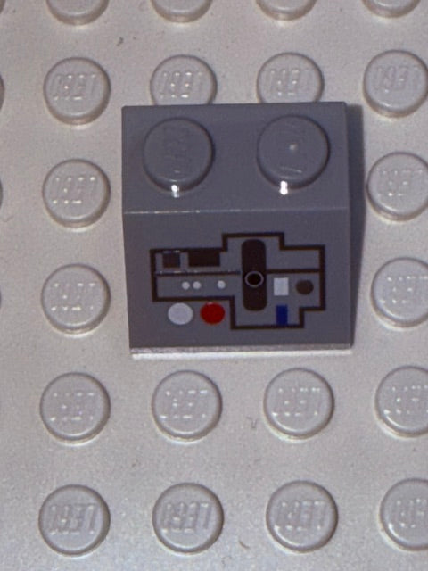 Control Panel 2x2 45 Degree Slope: Light Bluish Gray Control Panel 6