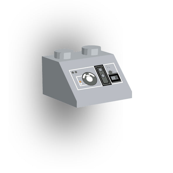 Control Panel 2x2 45 Degree Slope: Light Bluish Gray Control Panel 8