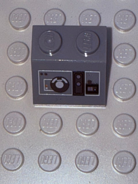 Control Panel 2x2 45 Degree Slope: Light Bluish Gray Control Panel 8