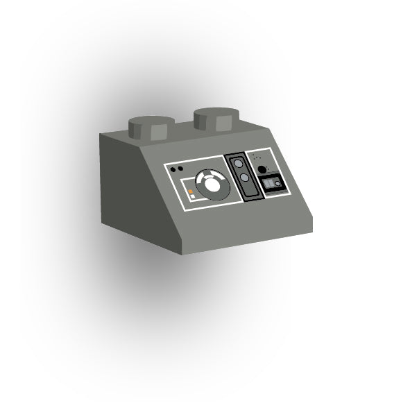 Control Panel 2x2 45 Degree Slope: Dark Bluish Gray Control Panel 8