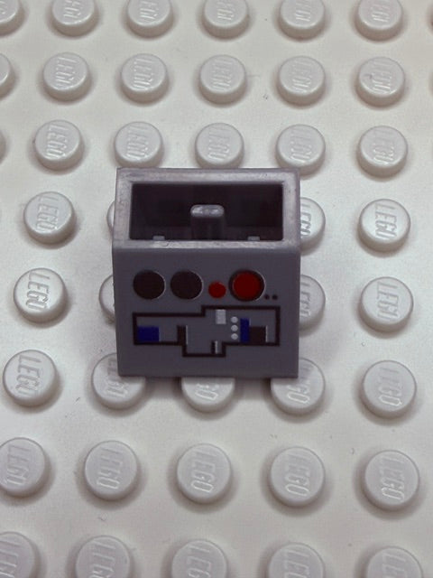 Control Panel 2x2 45 Degree Inverted Slope: Light Bluish Gray Control Panel 4