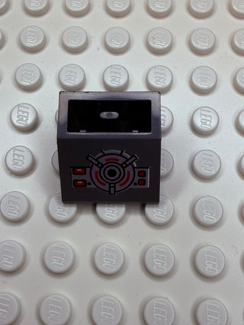 Control Panel 2x2 45 Degree Inverted Slope: Dark Bluish Gray Control Panel 5