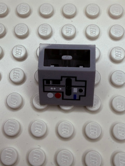 Control Panel 2x2 45 Degree Inverted Slope: Light Bluish Gray Control Panel 6