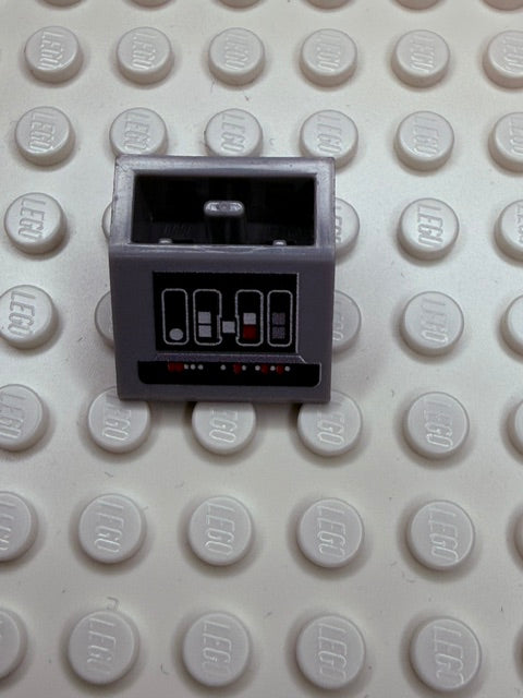 Control Panel 2x2 45 Degree Inverted Slope: Light Bluish Gray Control Panel 7
