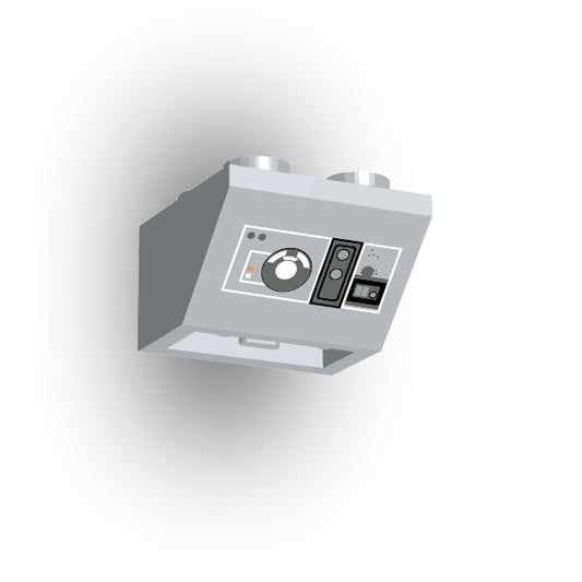 Control Panel 2x2 45 Degree Inverted Slope: Light Bluish Gray Control Panel 8