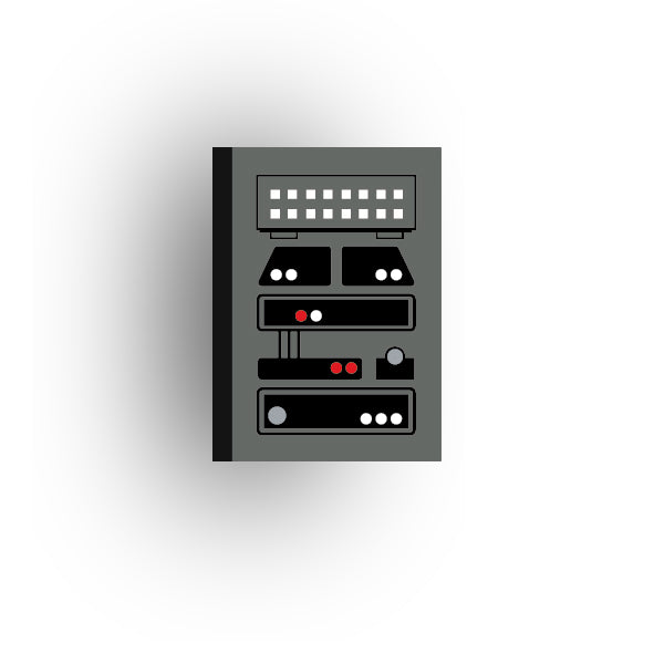 Control Panel 2x3 Tile: Dark Bluish Gray Control Panel 5