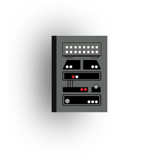 Control Panel 2x3 Tile: Dark Bluish Gray Control Panel 5