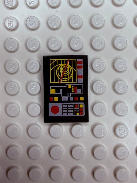 Control Panel 2x3 Tile: Black Control Panel 7