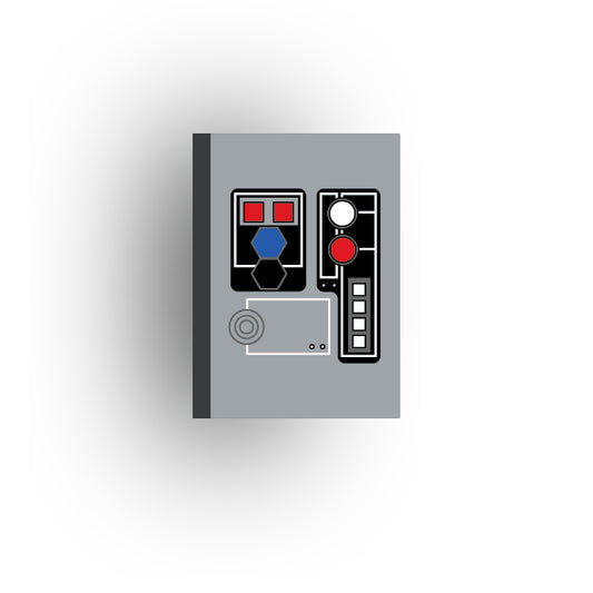 Control Panel 2x3 Tile: Light Bluish Gray Control Panel 1