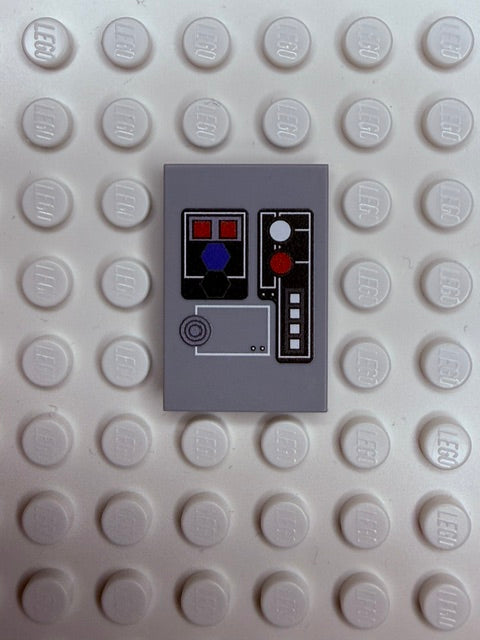 Control Panel 2x3 Tile: Light Bluish Gray Control Panel 1