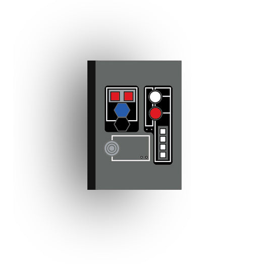 Control Panel 2x3 Tile: Dark Bluish Gray Control Panel 1