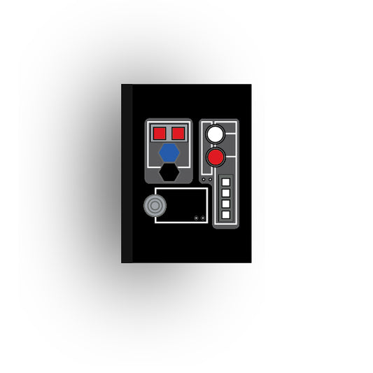 Control Panel 2x3 Tile: Black Control Panel 1
