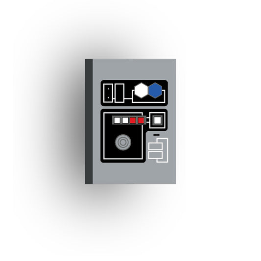 Control Panel 2x3 Tile: Light Bluish Gray Control Panel 3