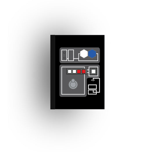 Control Panel 2x3 Tile: Black Control Panel 3
