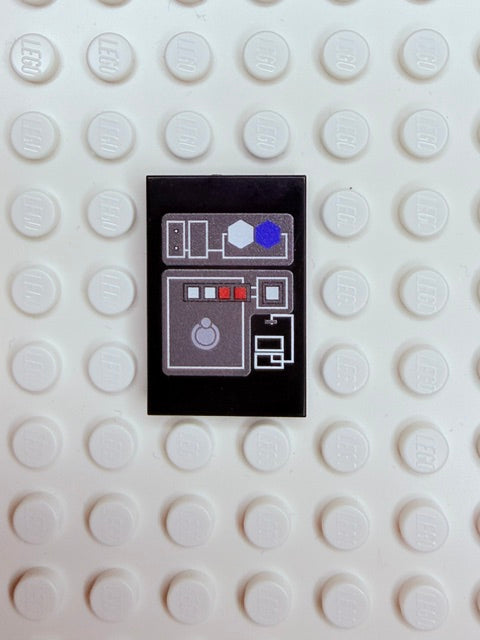Control Panel 2x3 Tile: Black Control Panel 3