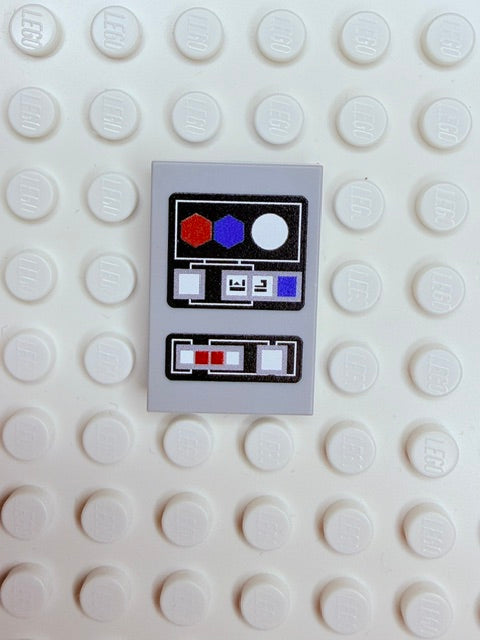 Control Panel 2x3 Tile: Light Bluish Gray Control Panel 4