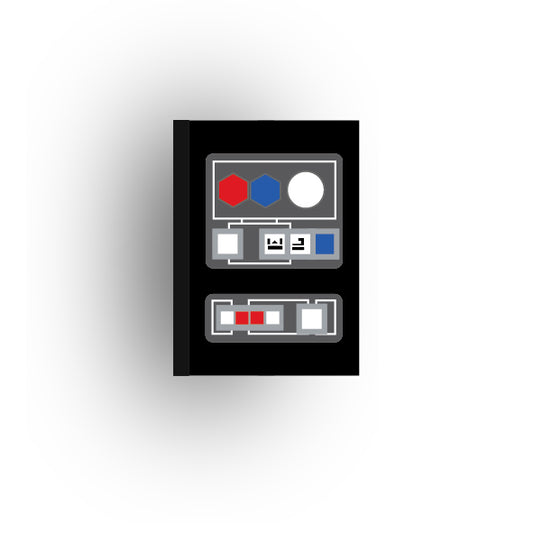Control Panel 2x3 Tile: Black Control Panel 4