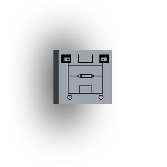 Control Panel 2x2 Tile: Light Bluish Gray Control Panel 2