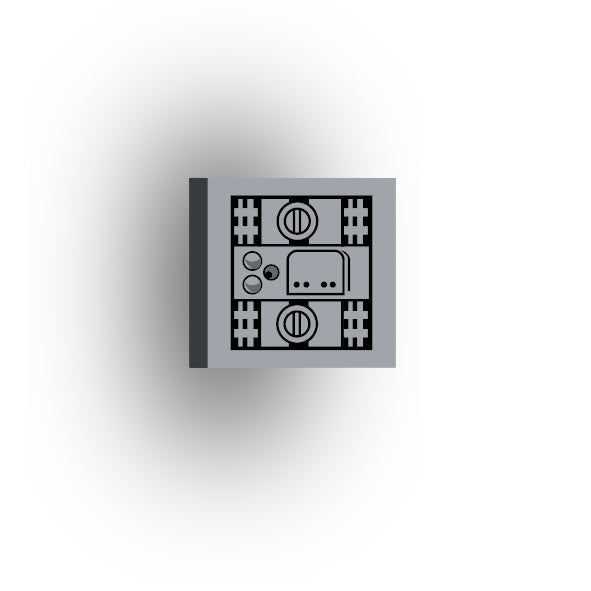 Control Panel 2x2 Tile: Light Bluish Gray Control Panel 3