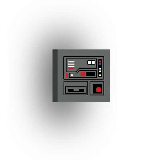 Control Panel 2x2 Tile: Dark Bluish Gray Control Panel 4