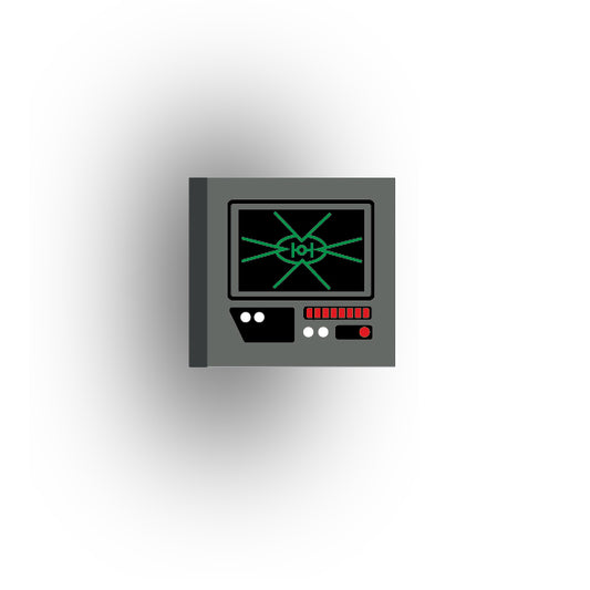 Control Panel 2x2 Tile: Dark Bluish Gray Control Panel 5