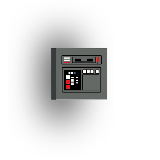 Control Panel 2x2 Tile: Dark Bluish Gray Control Panel 6