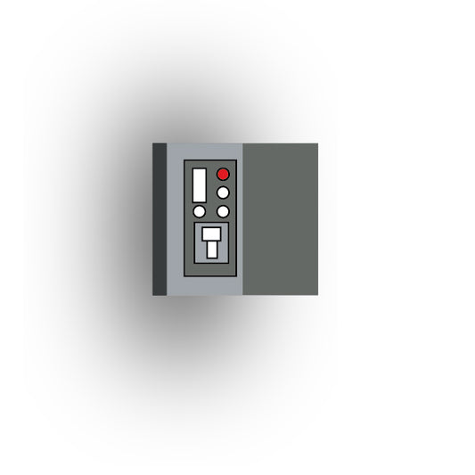 Control Panel 2x2 Tile: Dark Bluish Gray Control Panel 8
