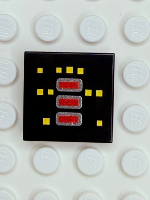 Control Panel 2x2 Tile: Black Control Panel 11