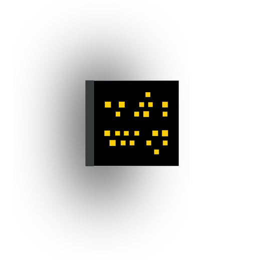 Control Panel 2x2 Tile: Black Control Panel 12