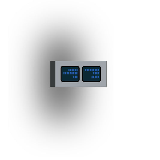 Control Panel 1x2 Tile: Light Bluiish Gray Control Panel 4