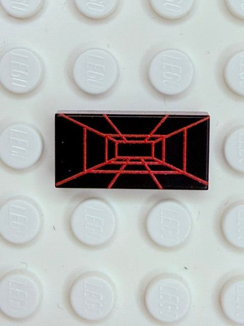 Control Panel 1x2 Tile: Black Control Panel 13