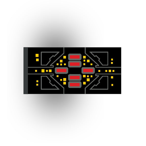 Control Panel 2x4 Tile: Black Control Panel 4