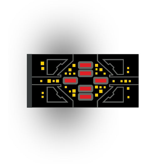 Control Panel 2x4 Tile: Black Control Panel 4