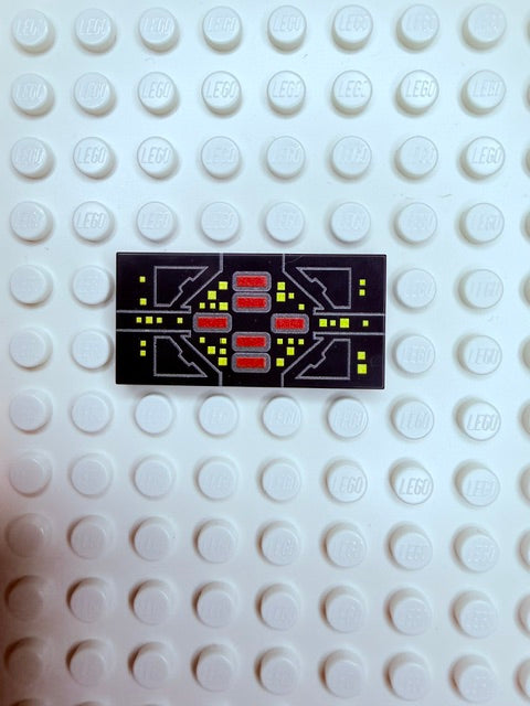Control Panel 2x4 Tile: Black Control Panel 4
