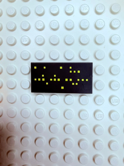Control Panel 2x4 Tile: Black Control Panel 6