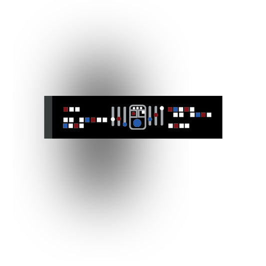 Control Panel 1x4 Tile: Black Control Panel 3