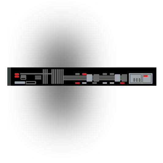 Control Panel 1x8 Tile: Black Control Panel 2