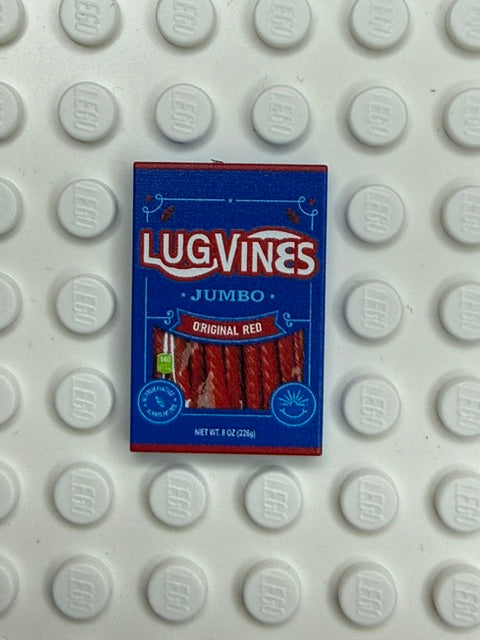 Food Snacks and Drinks 2x3 Tile: Lug Vines Licorace