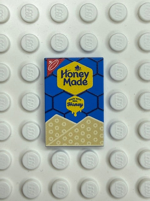 Food Snacks and Drinks 2x3 Tile: Honey Made Graham Crackers