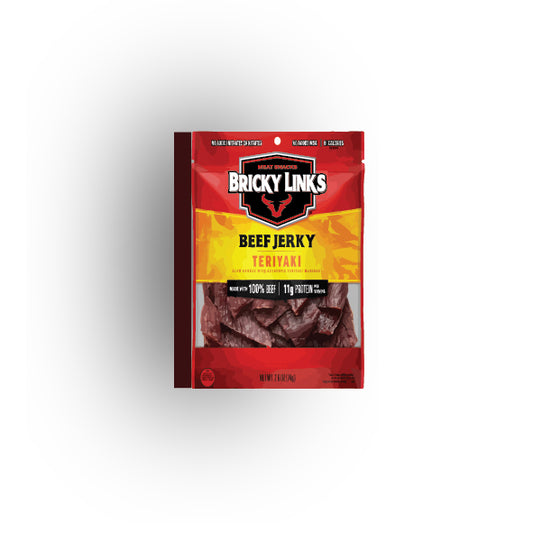 Food Snacks and Drinks 2x3 Tile: Bricky Links Tereyaki Beef Jerky