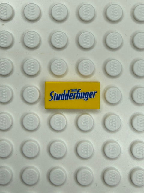 Food Snacks and Drinks 1x2 Tile: Studderfinger Candy Bar