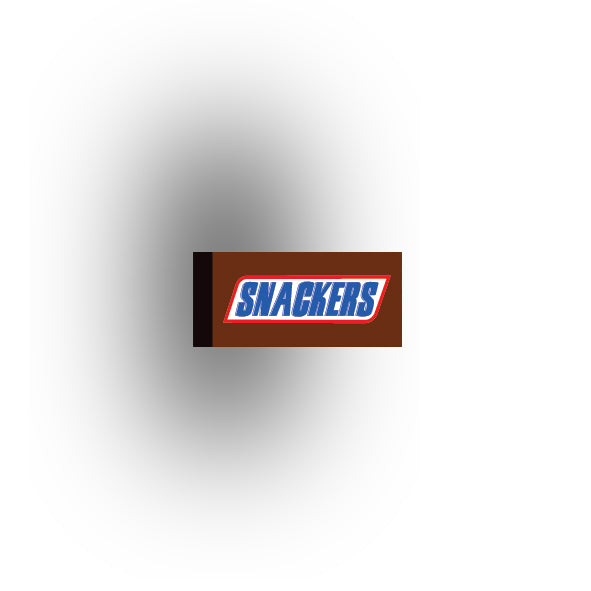 Food Snacks and Drinks 1x2 Tile: Snackers Candy Bar